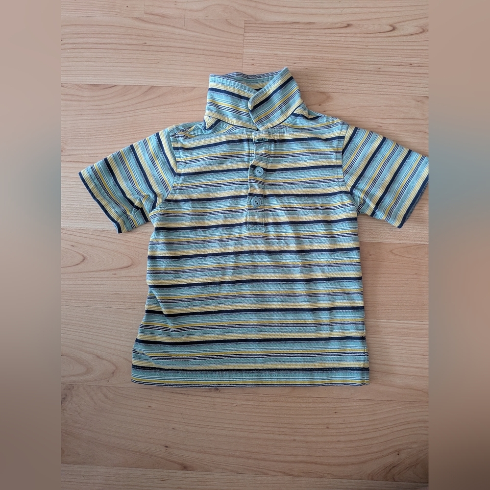 Tea Striped Polo